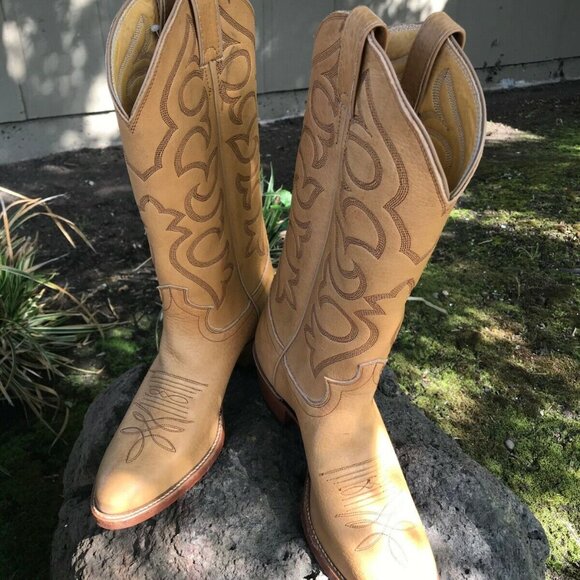 RARE! Justin Rocky Mountain ELK Mens Cowboy Boots 8D - Picture 4 of 8